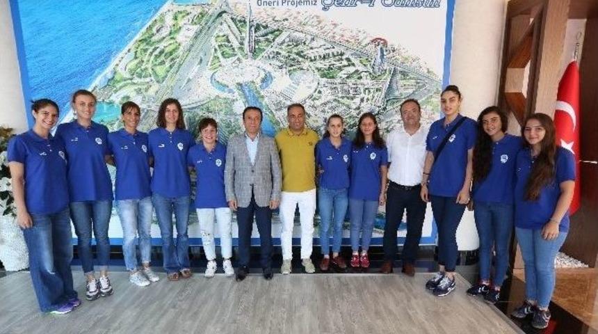 Samsun Canik Basket&rsquo;ten Başkan Gen&ccedil;&rsquo;e Ziyaret