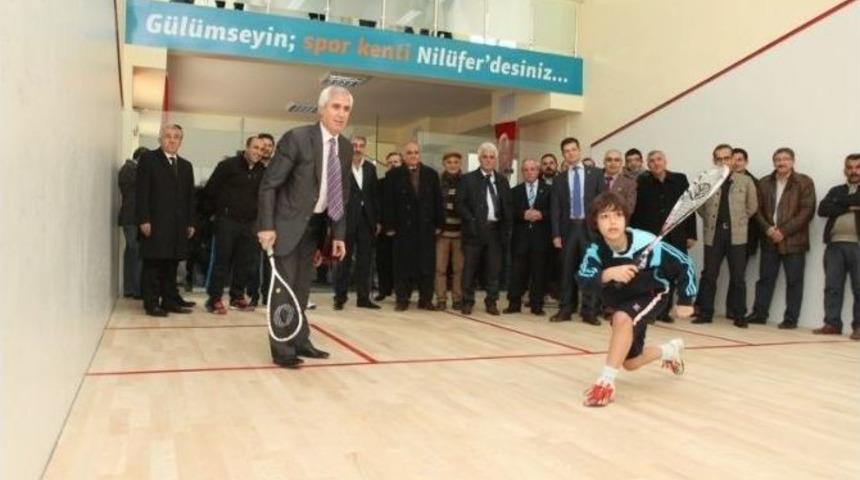 Bozbey: "nil&uuml;fer Squash Sporunun Merkezi Olacak"