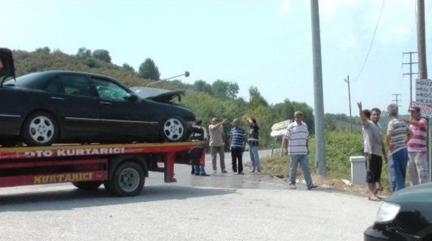 Ak&ccedil;akoca&rsquo;da Trafik Kazası: 7 Yaralı