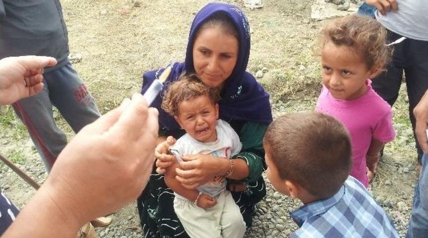 &Ccedil;arşamba Tsm&rsquo;den Mevsimlik İş&ccedil;ilere Sağlık Hizmeti