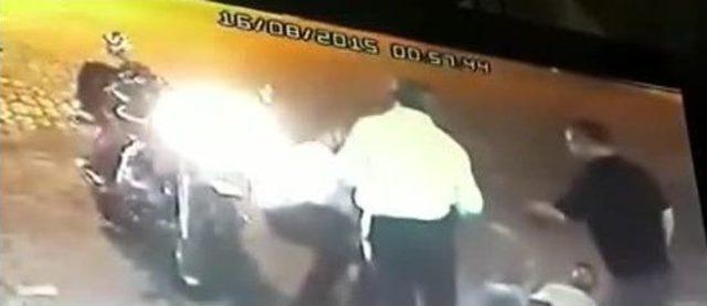 Emniyet M&uuml;d&uuml;r Yardımcısının Tartıştığı Genci Vurma Anı Kamerada 2