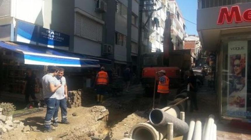 Kep&ccedil;e Doğalgaz Borusunu Deldi