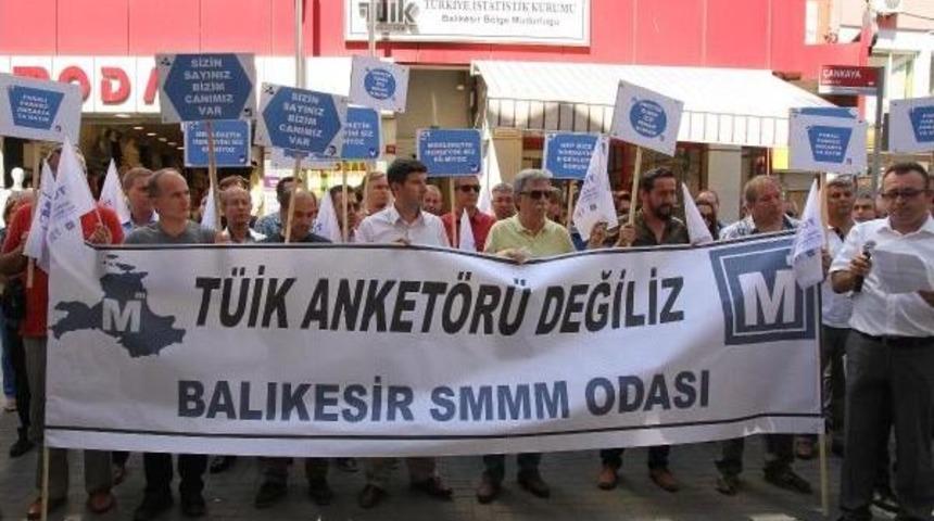 Muhasebecilerden T&uuml;ik Protestosu