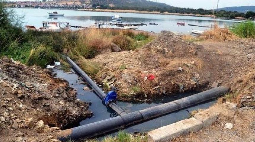Cunda'nın Kanalizasyon Atıkları Denize Akıtılıyor