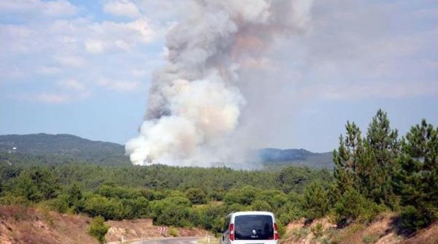 Karab&uuml;k'te Orman Yangını