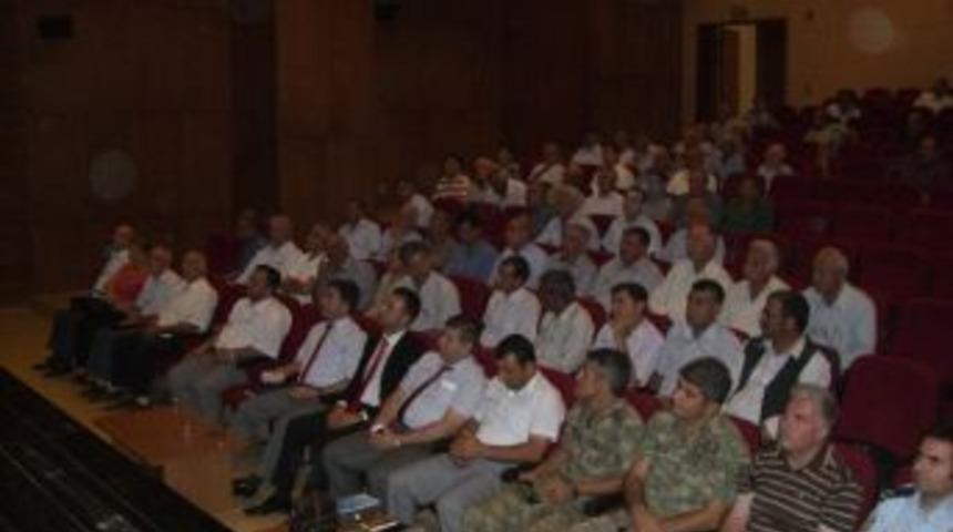 Muhtarlara Yangına İlk M&uuml;dahale Anlatıldı