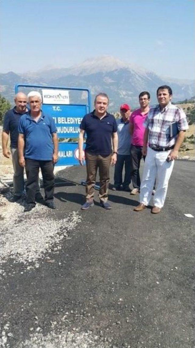 Başkan Böcek; “yayla Yollarını Asfaltlıyoruz”