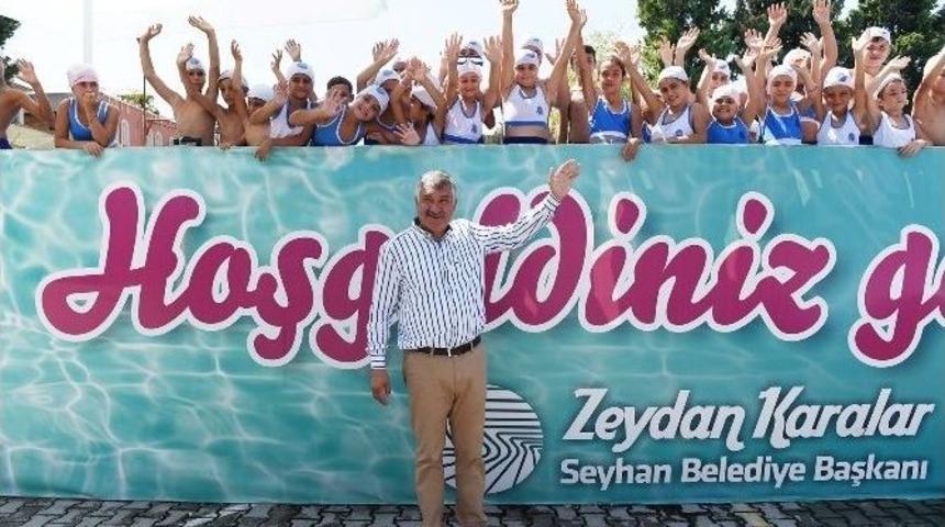 Seyhan&rsquo;ın &lsquo;portatif Havuzlarında&rsquo; 7 Bin &Ccedil;ocuk Y&uuml;zme &Ouml;ğrendi