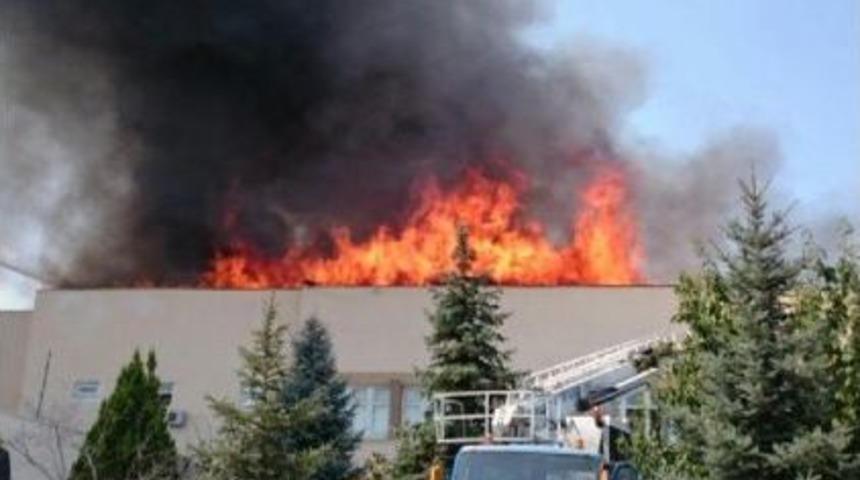 Sel&ccedil;uk &Uuml;niversitesi Veteriner Fak&uuml;ltesi&rsquo;Nde Yangın (1)