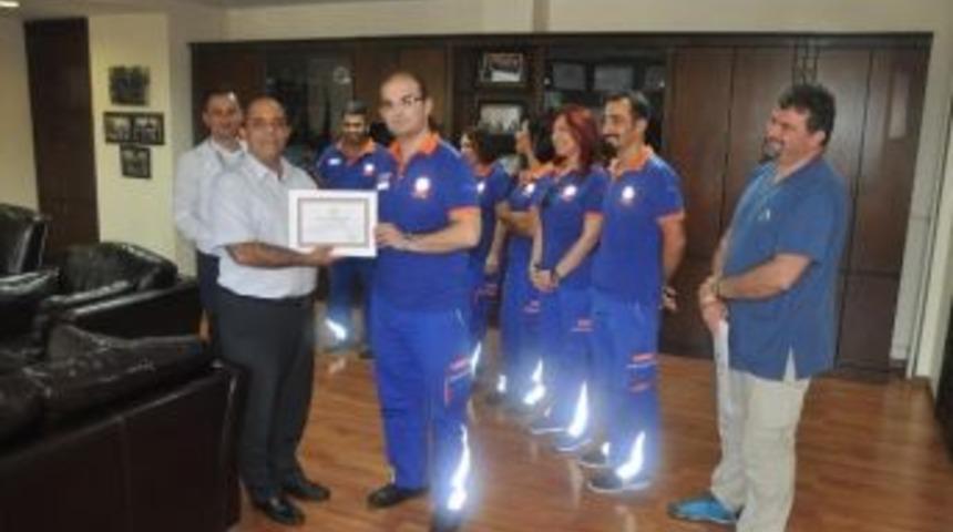 Umke &Ccedil;alışanlarına Teşekk&uuml;r Belgesi