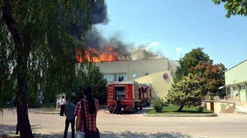Sel&ccedil;uk &Uuml;niversitesi Veteriner Fak&uuml;ltesi&rsquo;Nde Yangın (2)