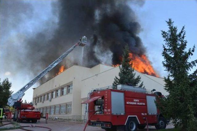 Selçuk Üniversitesi Veteriner Fakültesi’Nde Yangın (2)