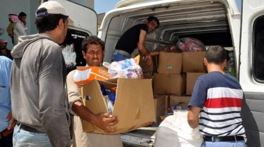 Şanlıurfa&rsquo;da M&uuml;ltecilere Gıda Yardımı