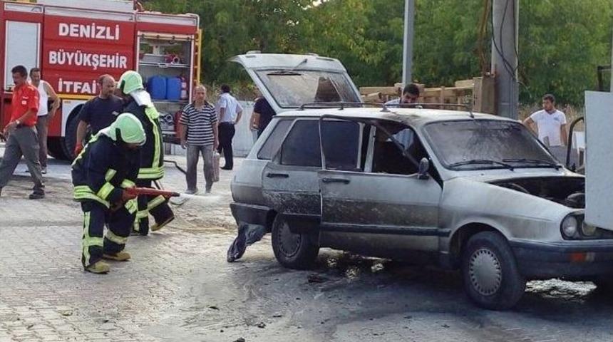 Otomobil Kaynak Yapılırken Yandı