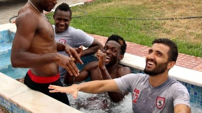 Samsunspor&rsquo;da Neşeli Sabah İdmanı
