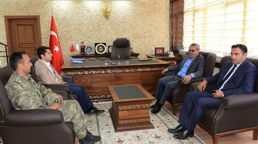 Vali Deniz, Damal Kaymakamı Vedat Yılmaz&rsquo;a Hayırlı Olsun Ziyaretinde Bulundu