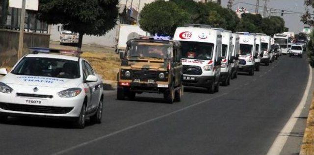 Siirt te Şehit D&uuml;şen 8 Asker, T&ouml;renle Memleketlerine Uğurlandı 3