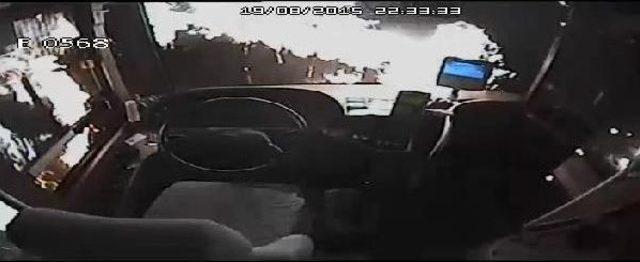 Molotoflu Saldırı Otobüs Kamerasında 2