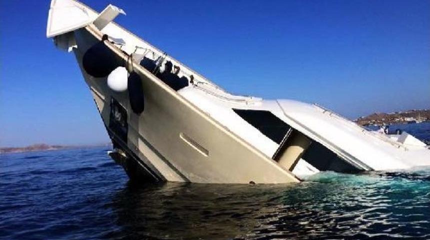 T&uuml;rk Yatı Mikonos'ta Battı