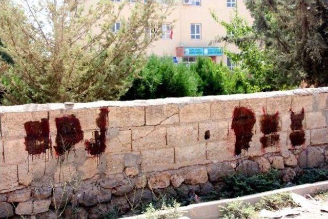 Okul Duvarına Pkk Yazan Ş&uuml;pheli Tutuklandı 1