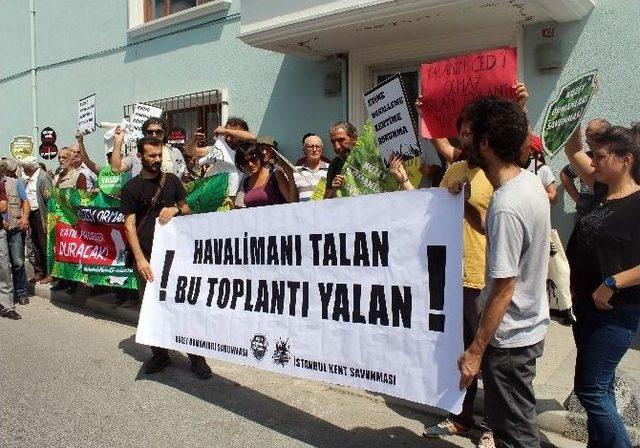 3’üncü Havalimanını Protesto Eden Gruba Vatandaş Tepkisi