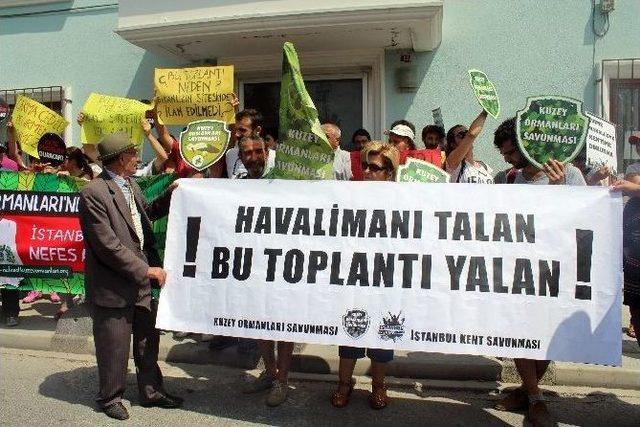 3’üncü Havalimanını Protesto Eden Gruba Vatandaş Tepkisi