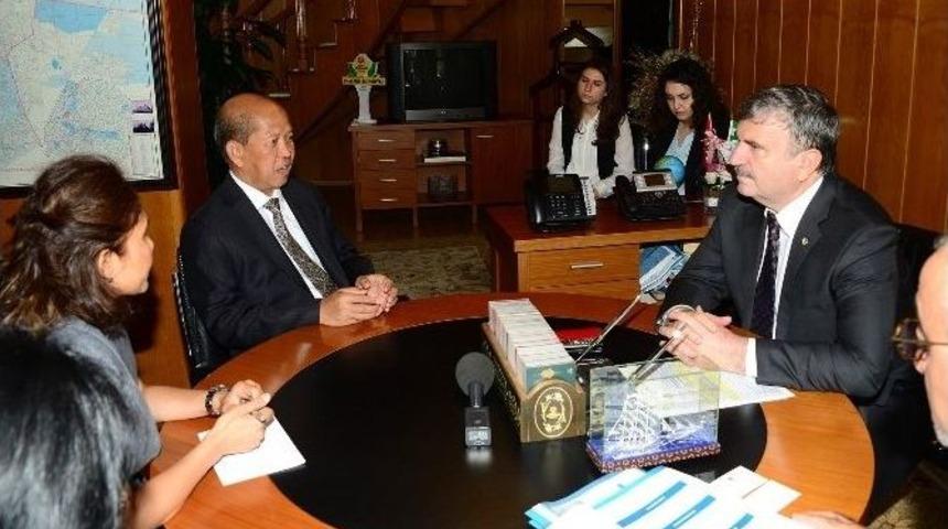 Endonezya B&uuml;y&uuml;kel&ccedil;isi&rsquo;nden Aky&uuml;rek&rsquo;e Ziyaret