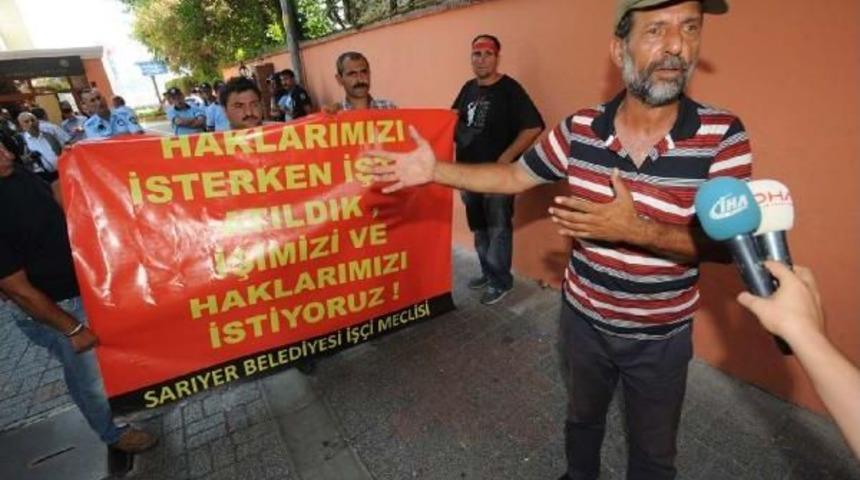 Sarıyer Belediyesi'nde Iş&ccedil;i Eylemi