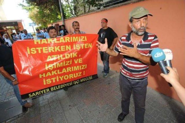 Sarıyer Belediyesi'nde Işçi Eylemi