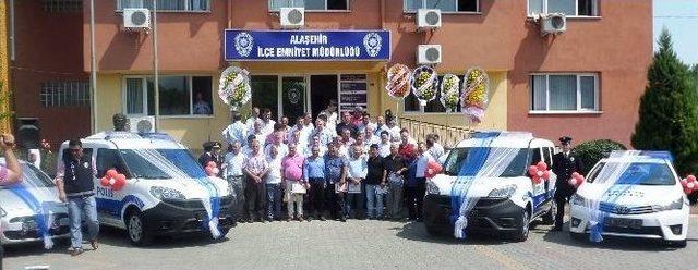 Alaşehir Emniyet Müdürlüğü’ne Dört Yeni Hizmet Aracı 1