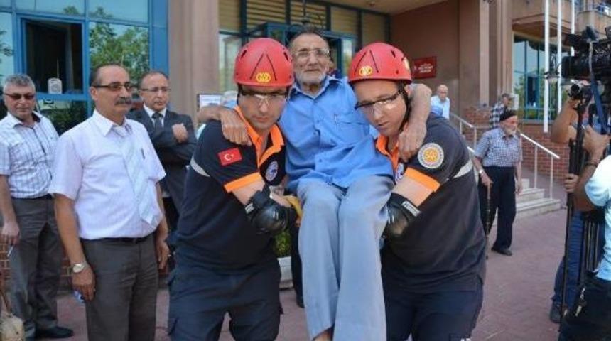 Huzurevinde Yangın S&ouml;nd&uuml;rme Tatbikatı