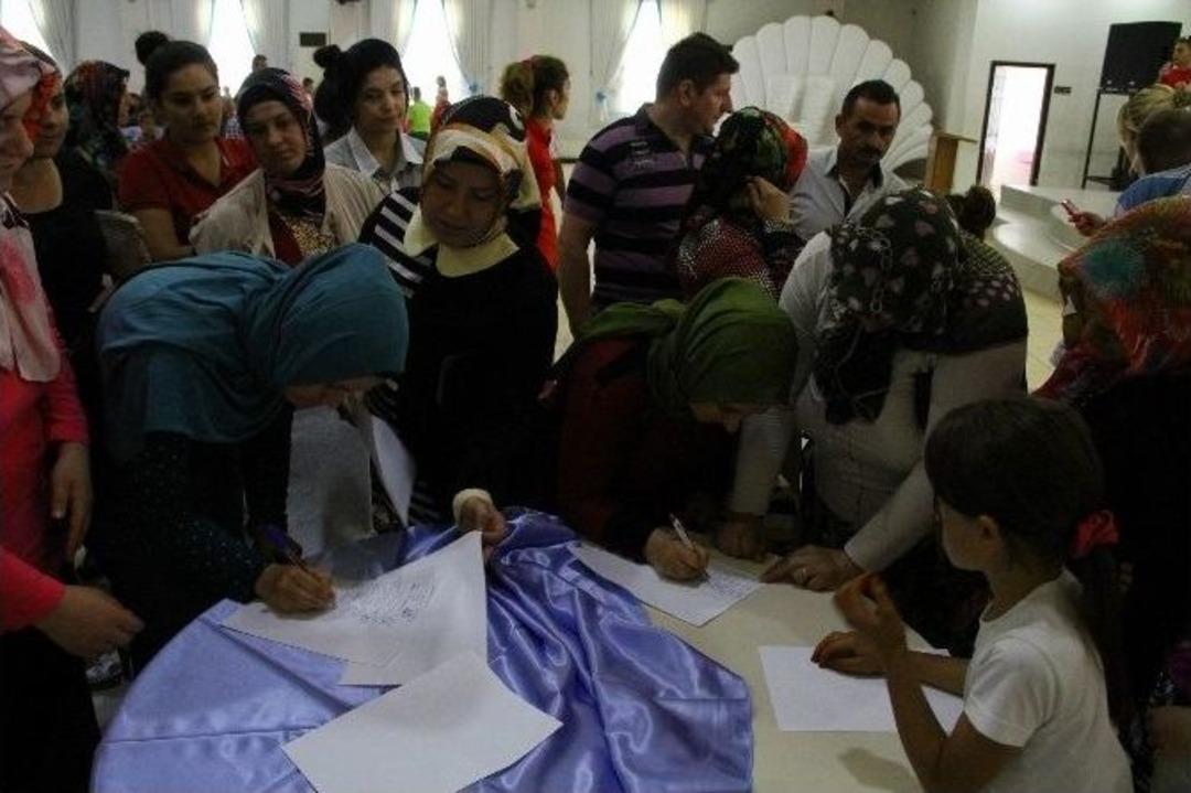 Velilerden D&ouml;n&uuml;ş&uuml;me Karşı İmza Kampanyası