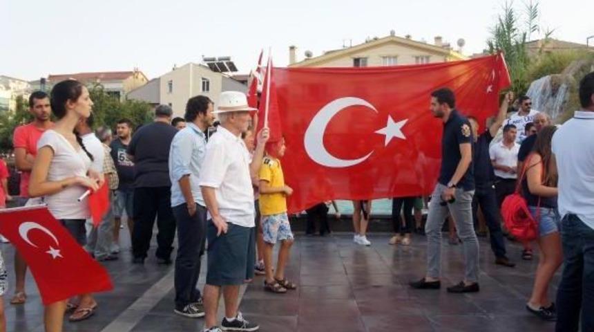 Marmaris'te Ter&ouml;r Protestosu