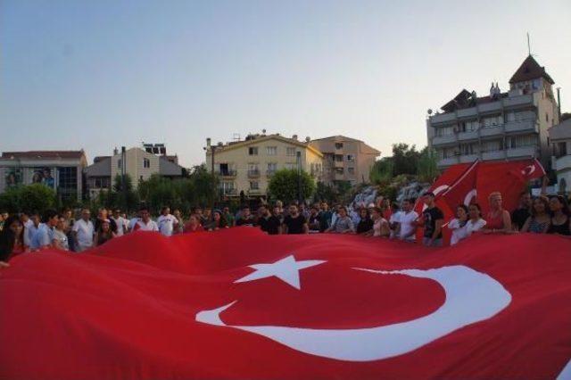 Marmaris'te Terör Protestosu