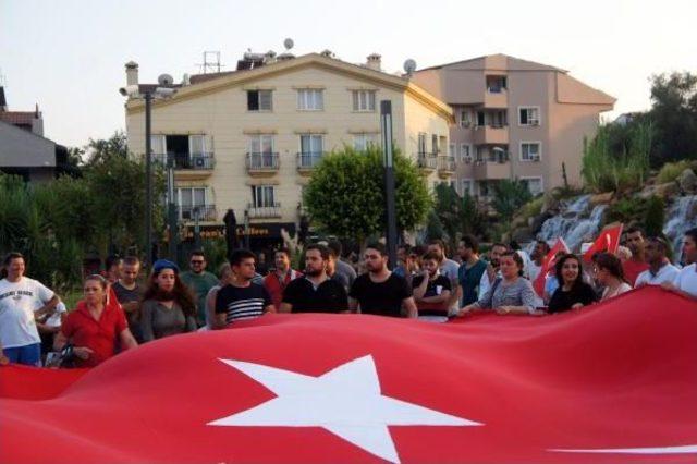 Marmaris'te Terör Protestosu