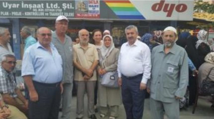 K&ouml;rfez&rsquo;de Hacı Adayları Dularla Uğurlandı