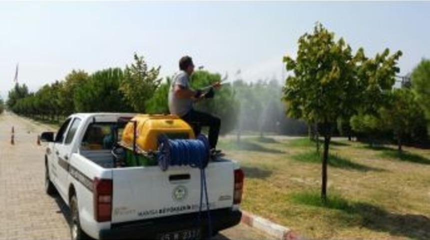 Turgutlu&rsquo;da İla&ccedil;lama Devam Ediyor