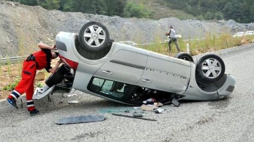 Zonguldak'ta Kaza: 2 Yaralı