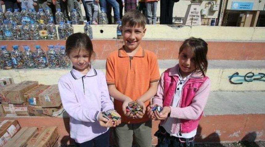 8 Ayda 3 Bin 500 Kilogram Atık Pil Toplandı