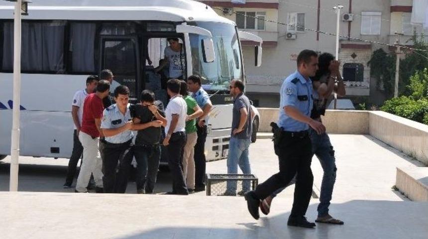 Alanya&rsquo;da Şafak Operasyonu Zanlıları Adliyede