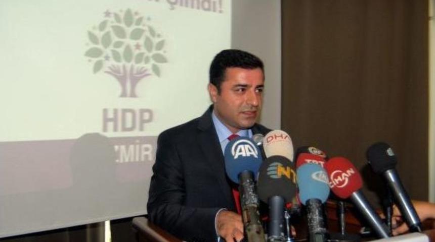 Demirtaş; Pkk'nın Amasız Olarak Eylemelerini Durdurması Lazım, T&uuml;rkiye I&ccedil; Savaş Tehlikesiyle Karşı Karşıya