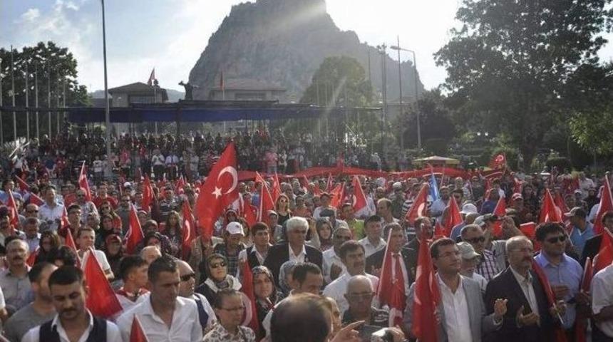 Afyonkarahisar&rsquo;da Ter&ouml;re Lanet Mitingi