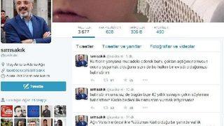 Ağrı Belediye Başkanı Sakık'tan, Ağrı Valisi'ne Twitter Yanıtı
