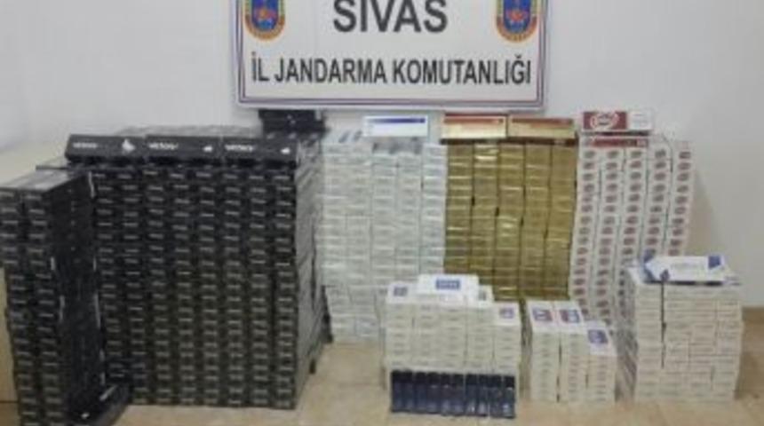 G&uuml;r&uuml;n&rsquo;de Bin 100 Paket Ka&ccedil;ak Sigara Ele Ge&ccedil;irildi