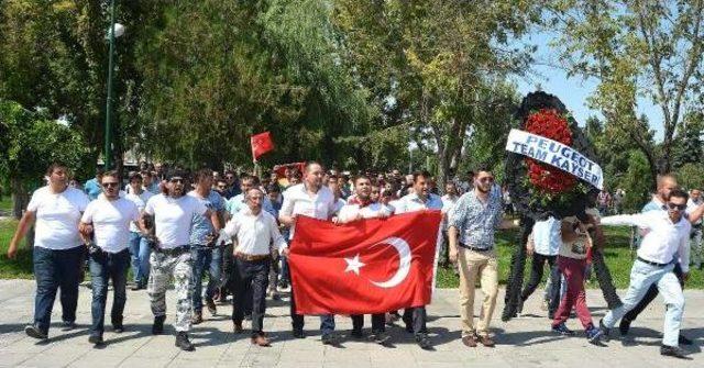 Kayseri’De Şehitler Için 300 Araçlık Konvoy 2