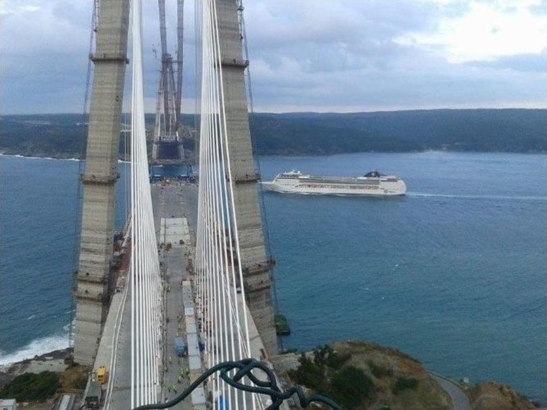 (&ouml;zel Haber) &Uuml;&ccedil;&uuml;nc&uuml; K&ouml;pr&uuml;n&uuml;n Kedi Yolundaki &Ccedil;alışmalar Devam Ediyor