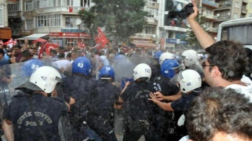 Kırşehir&rsquo;Deki Şehit Cenazesinde Gerginlik