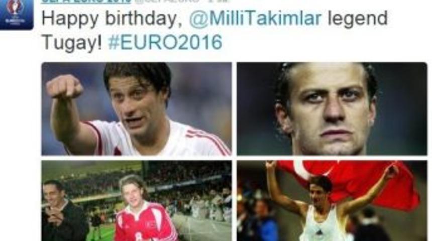 Uefa, Tugay Kerimoğlu&rsquo;nun Doğum G&uuml;n&uuml;n&uuml; Kutladı