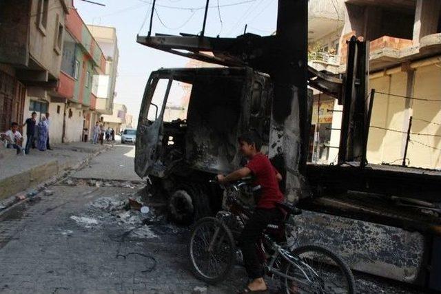 Silopi’de Kaçırılan Tır Küle Dönmüş Halde Bulundu