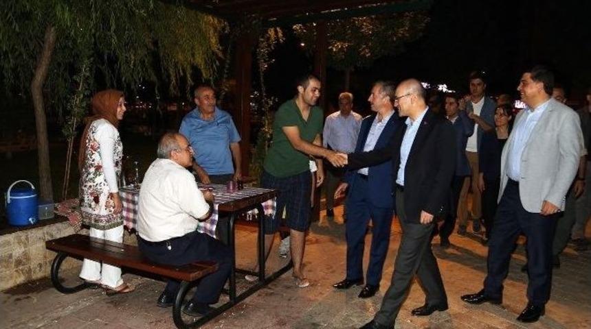 Bakan Şimşek Anneler Parkı Ve Şehitkamil Meydanı&rsquo;nı Gezdi